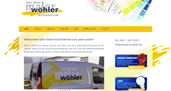 Desktop Screenshot of maler-woehler.de