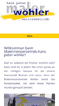 Mobile Screenshot of maler-woehler.de